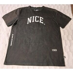 Nice Kicks x Woodstock 50th Anniversary Tee T-Shirt Men's Size XL Black/White